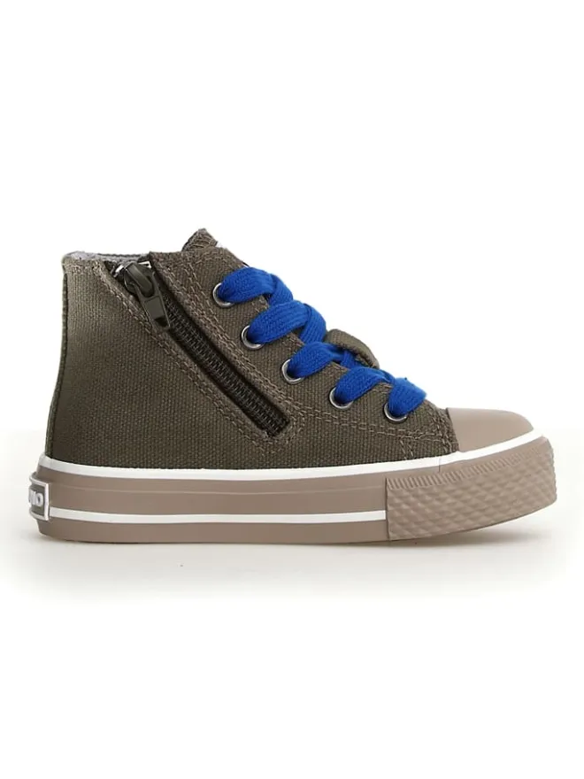 Naturino Sneakers·Sneakers High^Sneakers "Cipria" in Khaki/ Blau