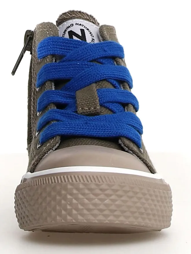 Naturino Sneakers·Sneakers High^Sneakers "Cipria" in Khaki/ Blau