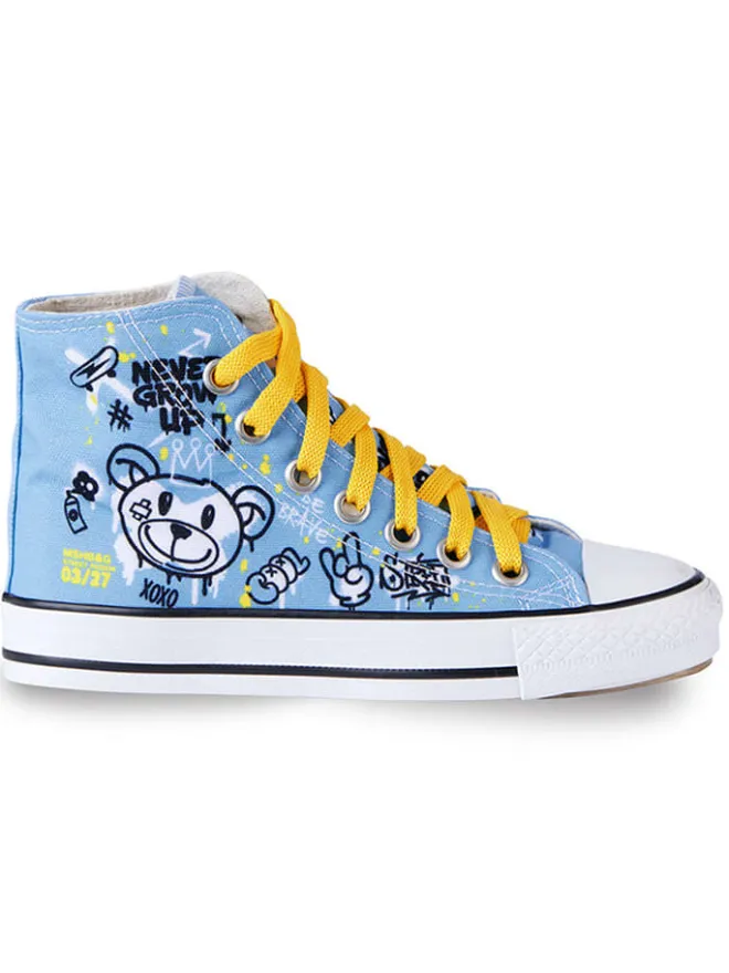 Sneakers "Cool Bear" in Blau>Denokids New