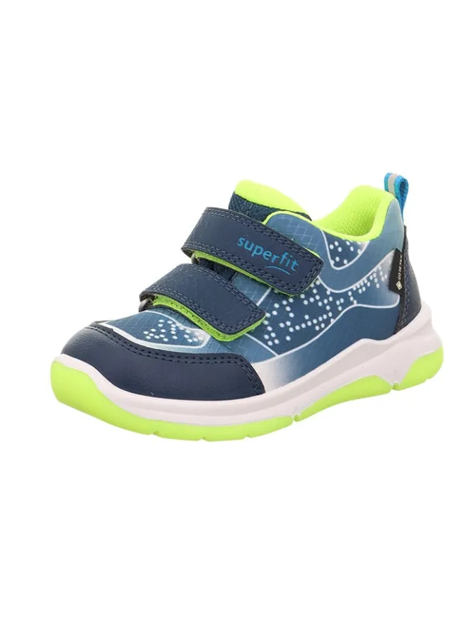 superfit Sneakers^Sneakers "Cooper" in Dunkelblau/ Grün/ Weiß