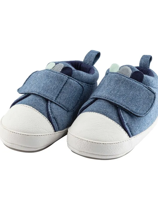 Sterntaler Sneakers^Sneakers "Dinozacken" in Blau/ Weiß