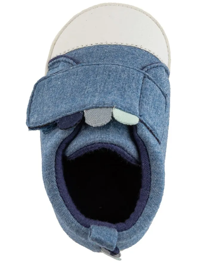 Sterntaler Sneakers^Sneakers "Dinozacken" in Blau/ Weiß