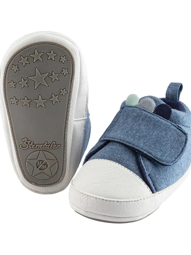Sterntaler Sneakers^Sneakers "Dinozacken" in Blau/ Weiß