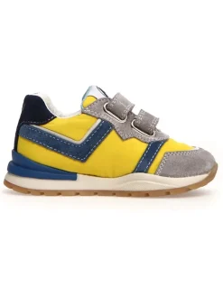Sneakers "Evon" in Gelb/ Grau/ Dunkelblau>Naturino Discount