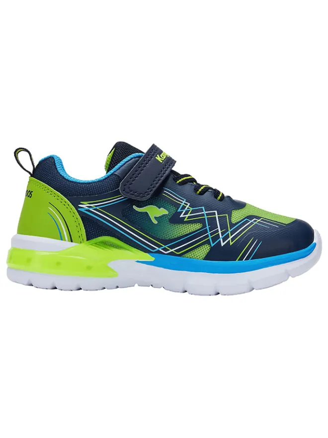 Kangaroos Sneakers·Sneakers Low^Sneakers "Flasher" in Blau/ Grün