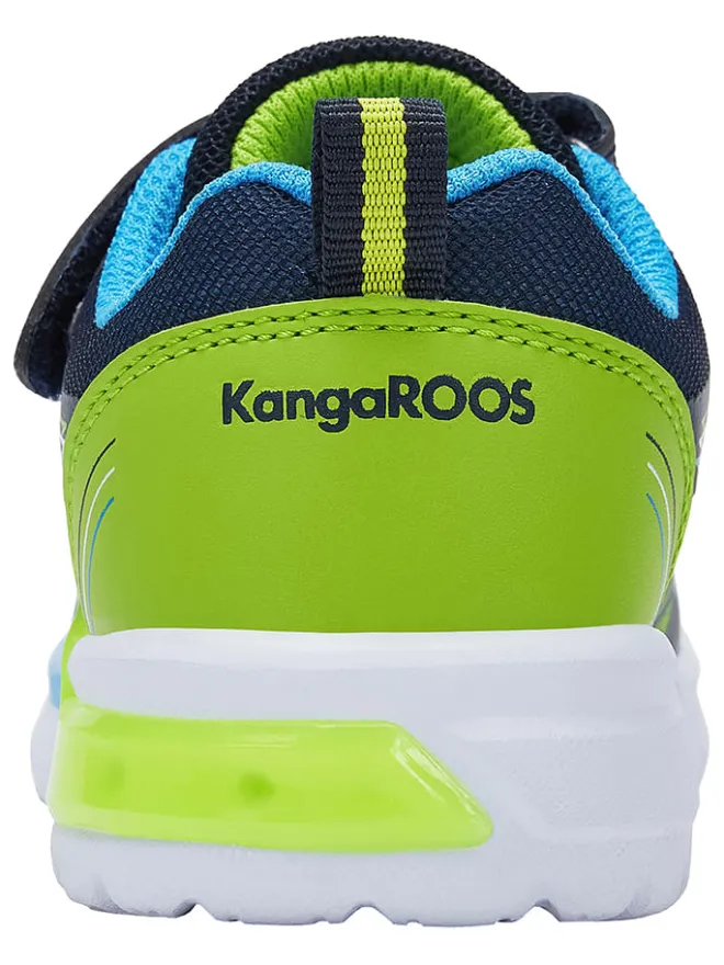 Kangaroos Sneakers·Sneakers Low^Sneakers "Flasher" in Blau/ Grün