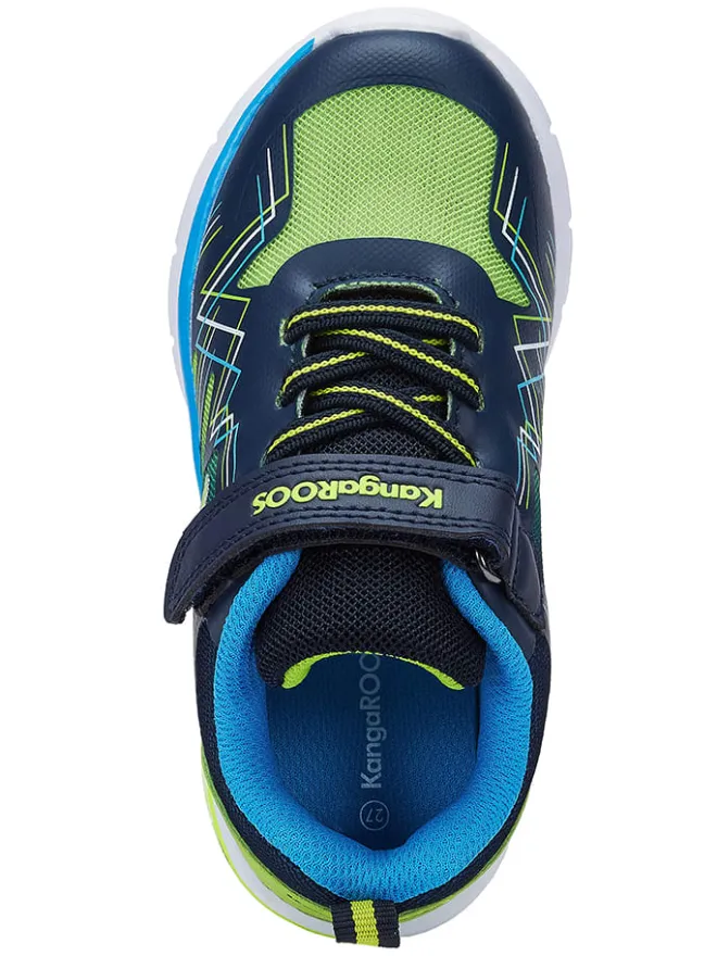 Kangaroos Sneakers·Sneakers Low^Sneakers "Flasher" in Blau/ Grün