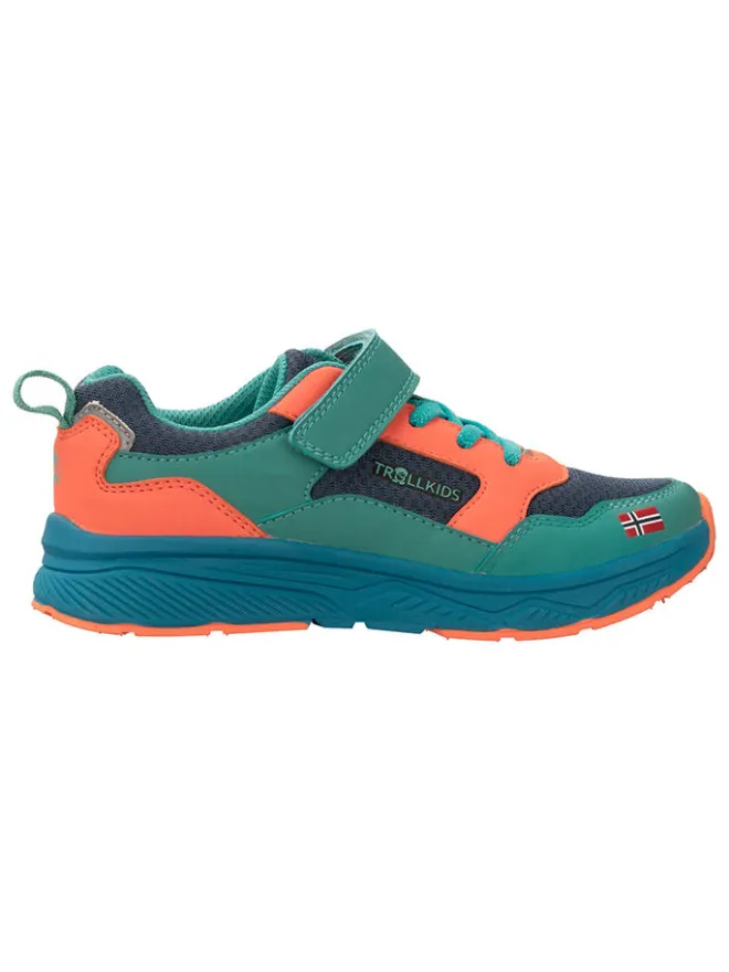 Sneakers "Haugesund" in Grün/ Orange>Trollkids