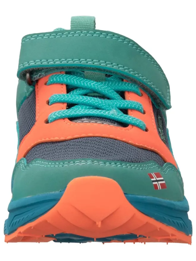 Sneakers "Haugesund" in Grün/ Orange>Trollkids