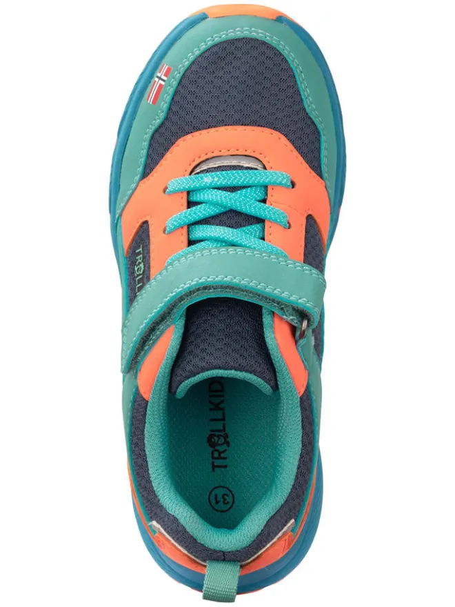 Sneakers "Haugesund" in Grün/ Orange>Trollkids