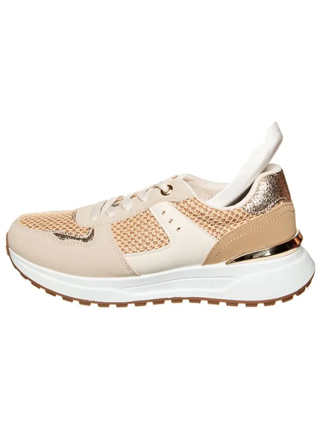 Sneakers in Beige/ Gold>Sixth Sens Best