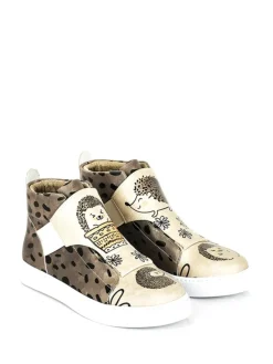 Sneakers in Beige/ Schwarz>Streetfly Clearance