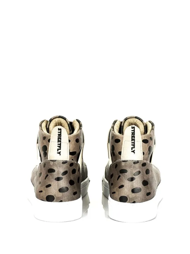 Sneakers in Beige/ Schwarz>Streetfly Clearance