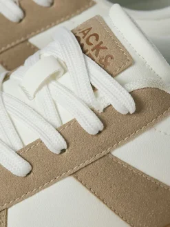 Sneakers in Beige/ Weiß><noscript><img width=