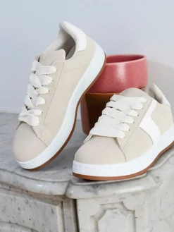 Sneakers in Beige/ Weiß>Bellucci Hot