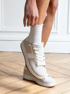 Sneakers in Beige/ Weiß>Bellucci Hot