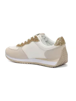 Foreverfolie Sneakers^Sneakers in Creme/ Beige/ Gold