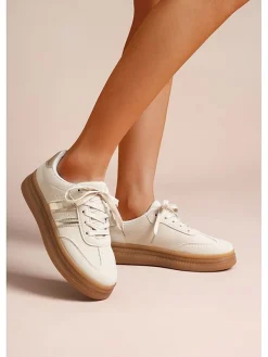 Sneakers in Creme/ Gold>Foreverfolie Sale