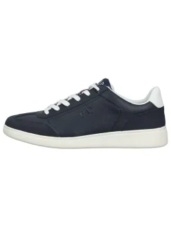 GAP Schnürschuhe^Sneakers in Dunkelblau/ Weiß
