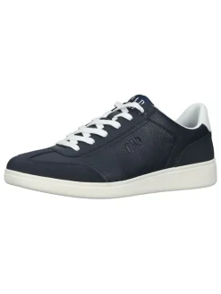 GAP Schnürschuhe^Sneakers in Dunkelblau/ Weiß