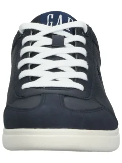 GAP Schnürschuhe^Sneakers in Dunkelblau/ Weiß