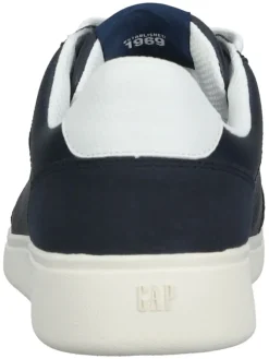 GAP Schnürschuhe^Sneakers in Dunkelblau/ Weiß
