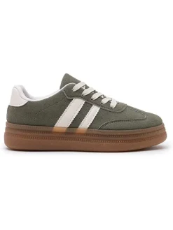 Foreverfolie Sneakers^Sneakers in Grün/ Weiß