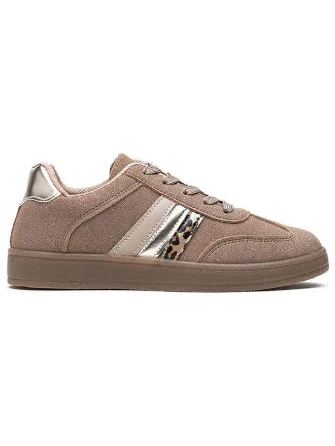 Foreverfolie Sneakers^Sneakers in Hellbraun