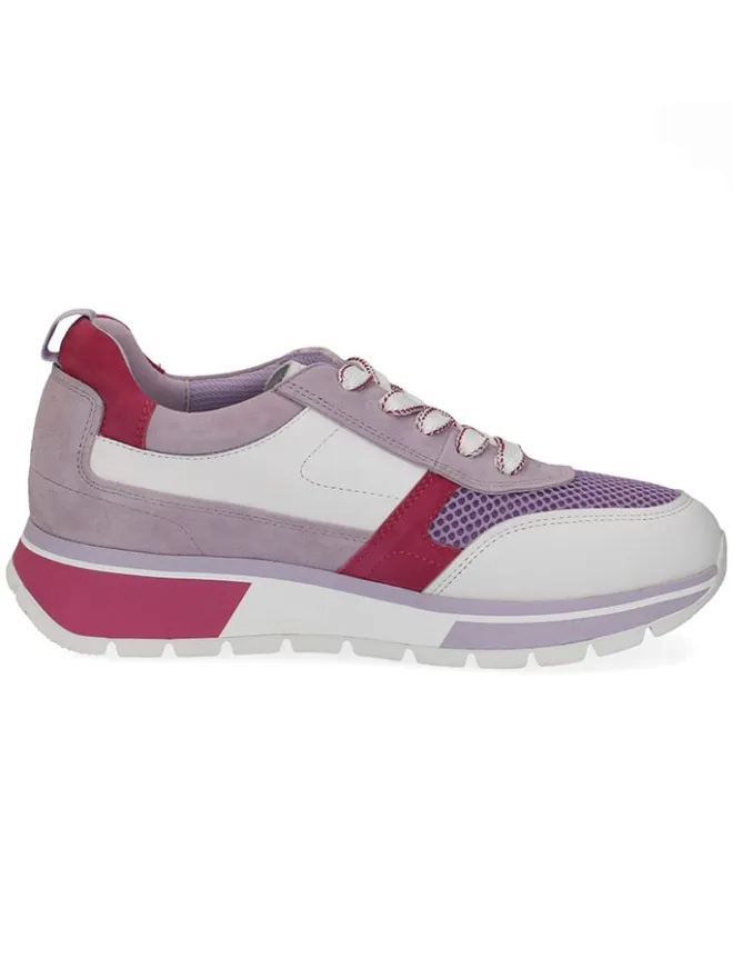 Caprice Schnürschuhe^Sneakers in Pink/ Flieder