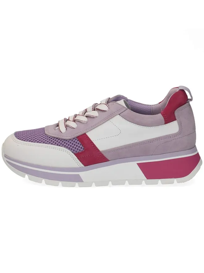 Caprice Schnürschuhe^Sneakers in Pink/ Flieder
