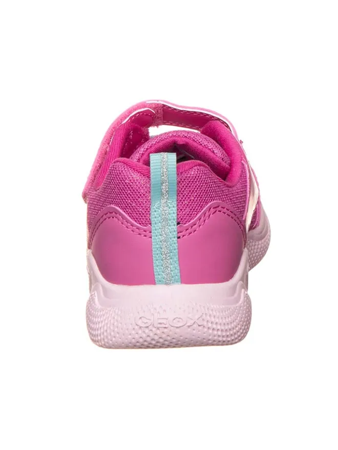 Sneakers in Pink/ Hellblau>Geox