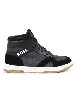 Hugo Boss Kids Sneakers·Sneakers High^Sneakers in Schwarz/ Dunkelblau
