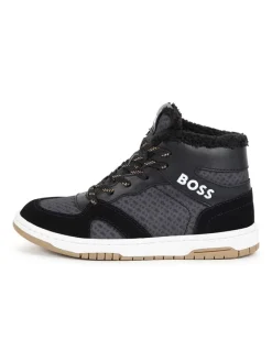 Hugo Boss Kids Sneakers·Sneakers High^Sneakers in Schwarz/ Dunkelblau