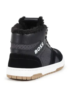 Hugo Boss Kids Sneakers·Sneakers High^Sneakers in Schwarz/ Dunkelblau