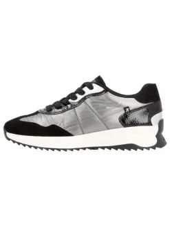 Sneakers in Schwarz/ Silber><noscript><img width=