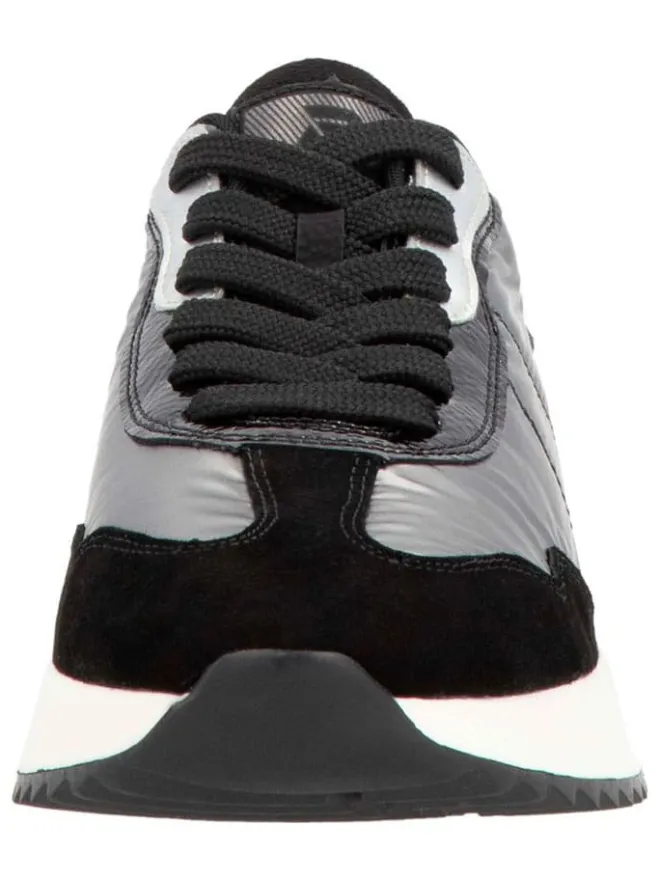 Sneakers in Schwarz/ Silber>rieker Discount