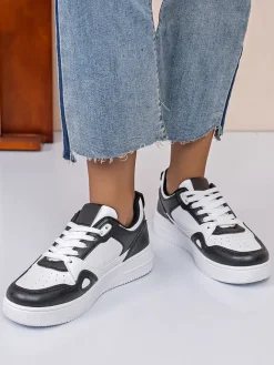 Sixth Sens Sneakers^Sneakers in Schwarz/ Weiß