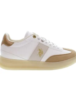 U.S. Polo Assn. Sneakers^Sneakers in Weiß/ Hellbraun