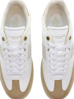 U.S. Polo Assn. Sneakers^Sneakers in Weiß/ Hellbraun