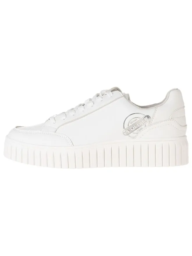 Sneakers in Weiß/ Silber>s.Oliver Sale