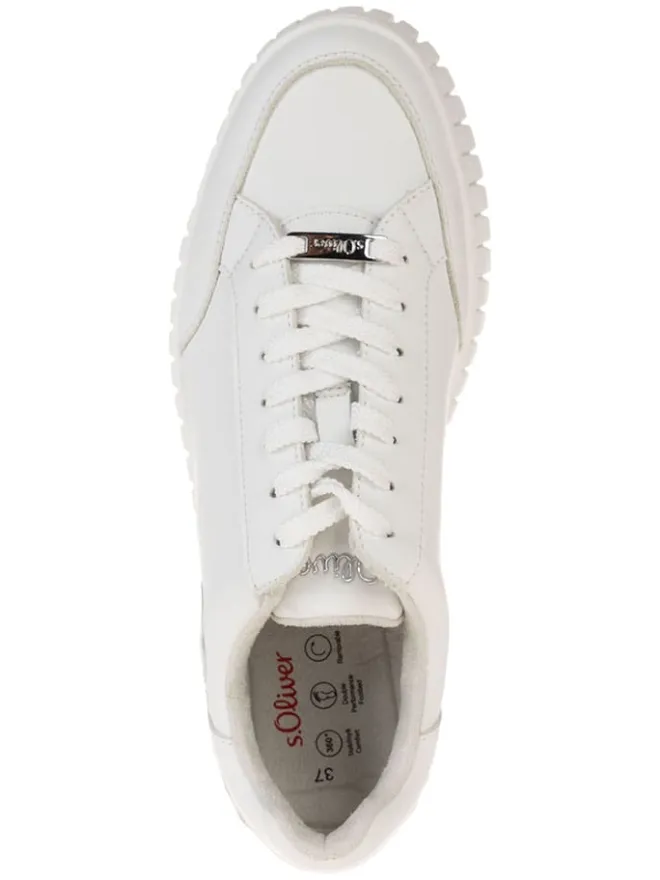 Sneakers in Weiß/ Silber>s.Oliver Sale