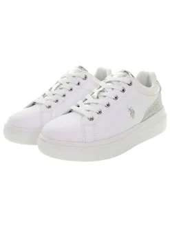 U.S. Polo Assn. Sneakers^Sneakers in Weiß/ Silber