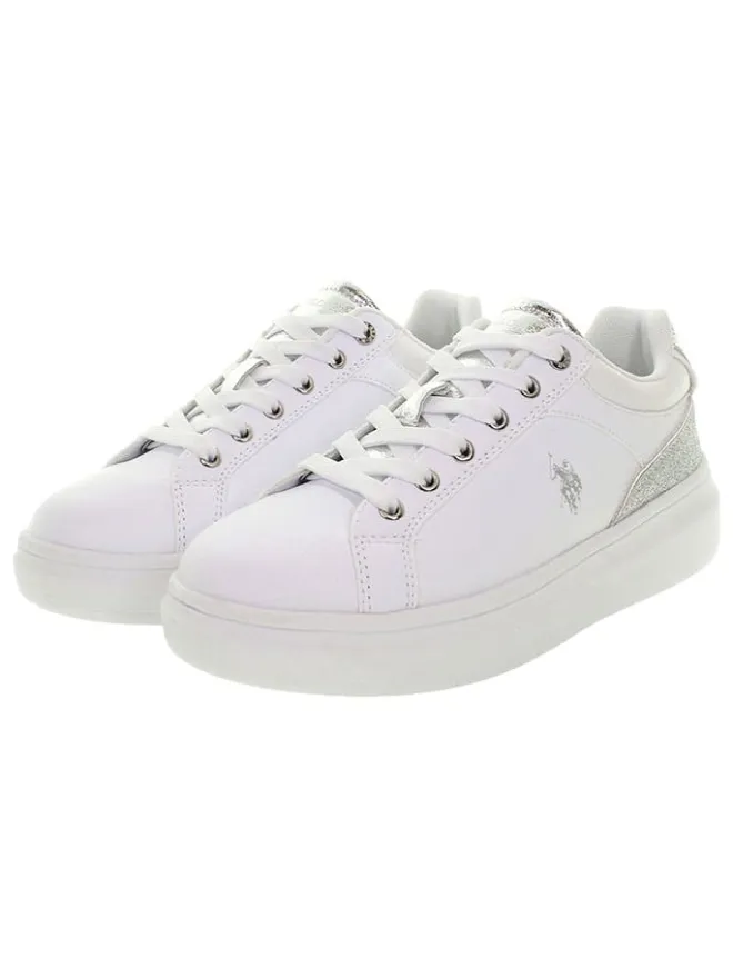 U.S. Polo Assn. Sneakers^Sneakers in Weiß/ Silber