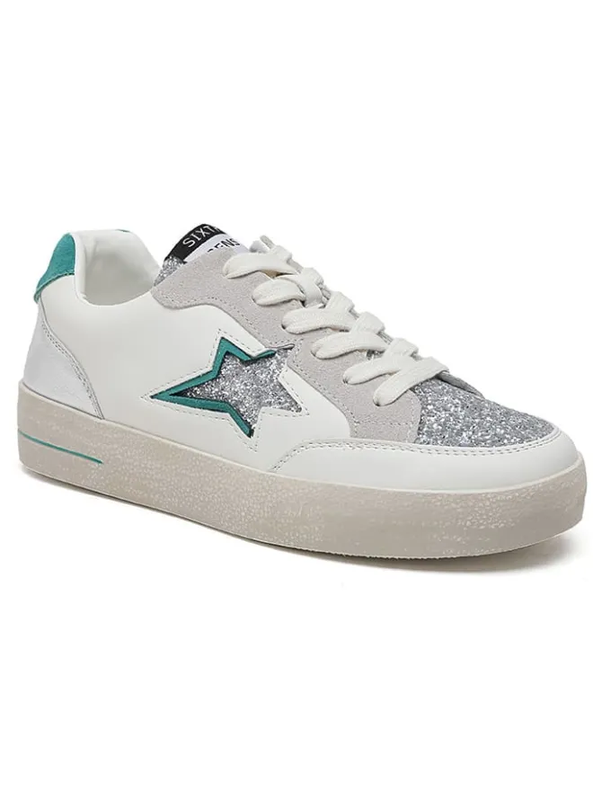 Sneakers in Weiß/ Silber>Sixth Sens Online