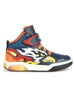 Sneakers "Inek" in Dunkelblau/ Orange>Geox Outlet