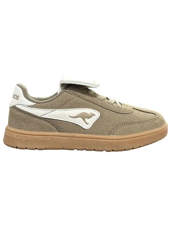 Kangaroos Sneakers·Sneakers Low^Sneakers "K-CA Bam Flap SD" in Hellbraun/ Weiß