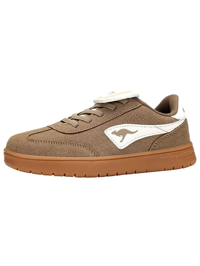 Kangaroos Sneakers·Sneakers Low^Sneakers "K-CA Bam Flap SD" in Hellbraun/ Weiß