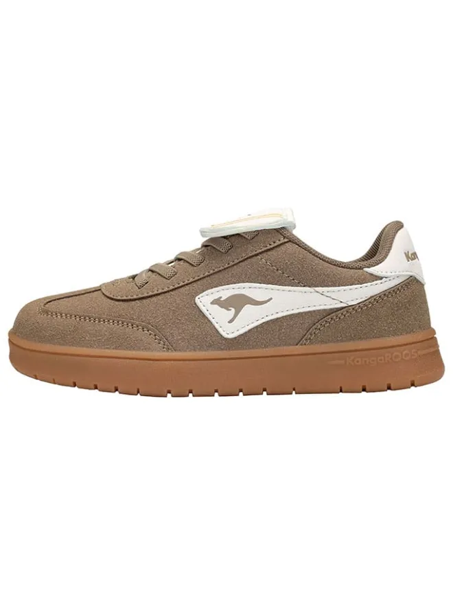 Kangaroos Sneakers·Sneakers Low^Sneakers "K-CA Bam Flap SD" in Hellbraun/ Weiß