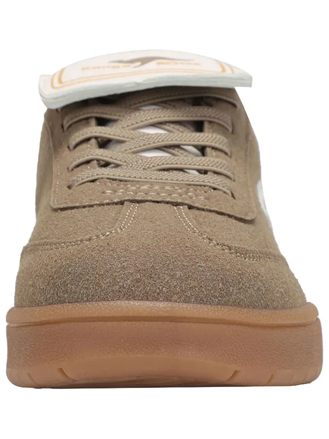 Kangaroos Sneakers·Sneakers Low^Sneakers "K-CA Bam Flap SD" in Hellbraun/ Weiß