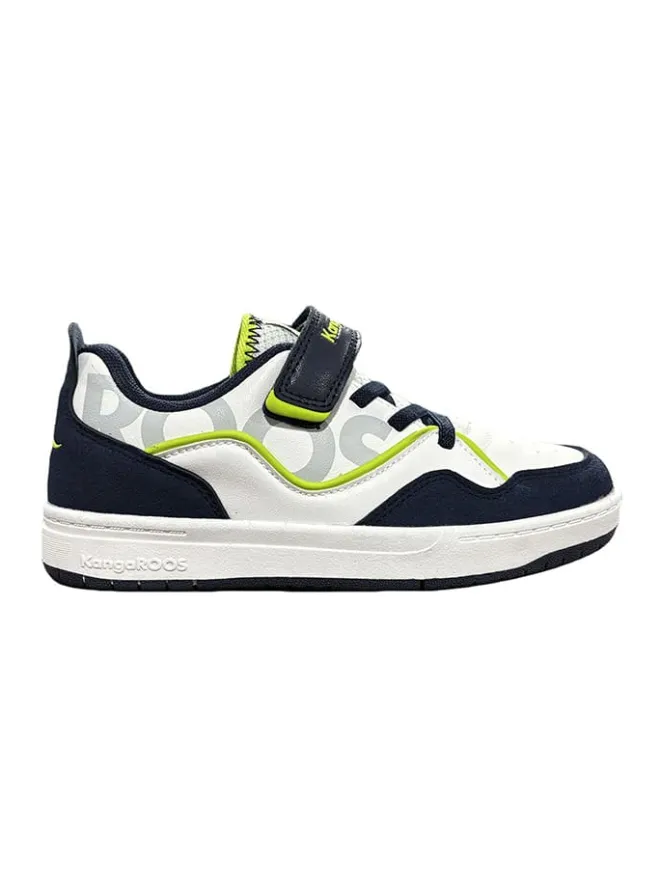 Kangaroos Sneakers·Sneakers Low^Sneakers "K-CP Allets EV" in Weiß/ Dunkelblau/ Gelb
